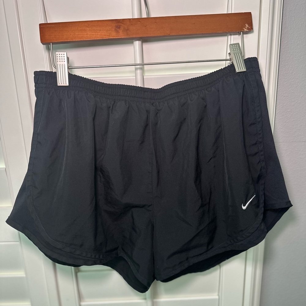 Solid Black Nike Dri-Fit Shorts